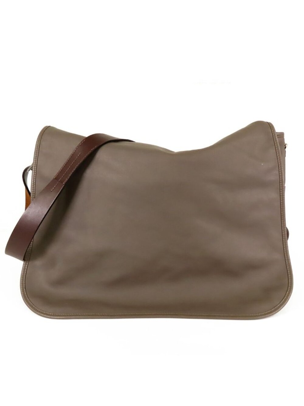 Hermes Barda 43 Gray Silver Sikkim Messengerbag Shoulder Bag